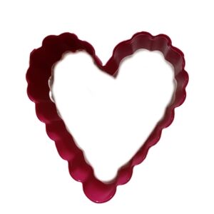 Heart-Shaped Pink Cookie Cutter